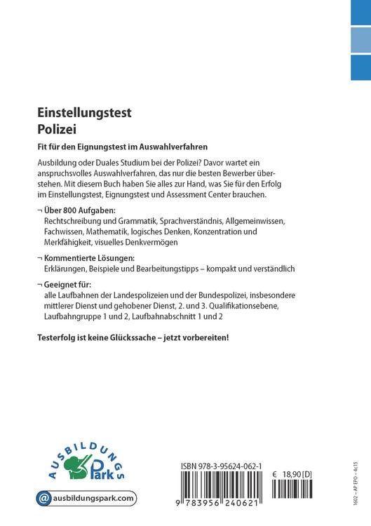 Produktbild: Einstellungstest Polizei