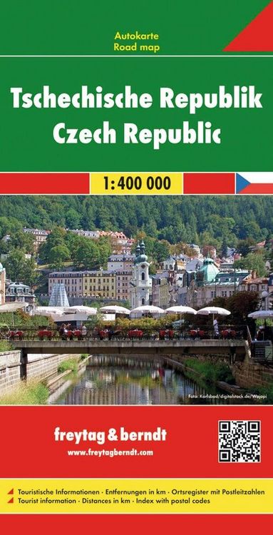 Produktbild: freytag & berndt Stra&szlig;enkarte Tschechische Republik 1:400.000