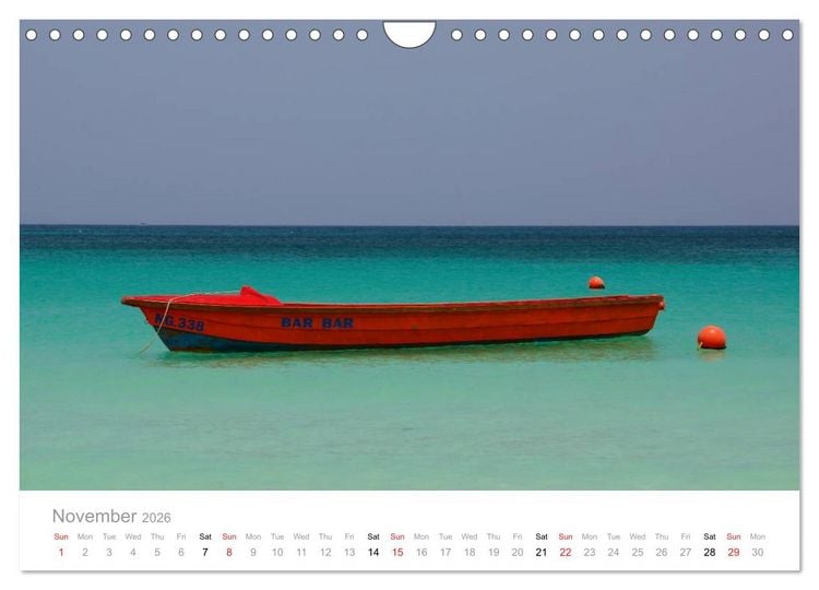 Produktbild: JAMAICA Reggae and the natural paradise (Wall Calendar 2026 DIN A4 landscape), CALVENDO 12 Month Wall Calendar