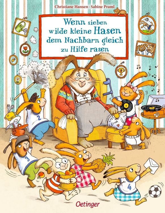 Produktbild: Wenn sieben wilde kleine Hasen dem Nachbarn gleich zu Hilfe rasen