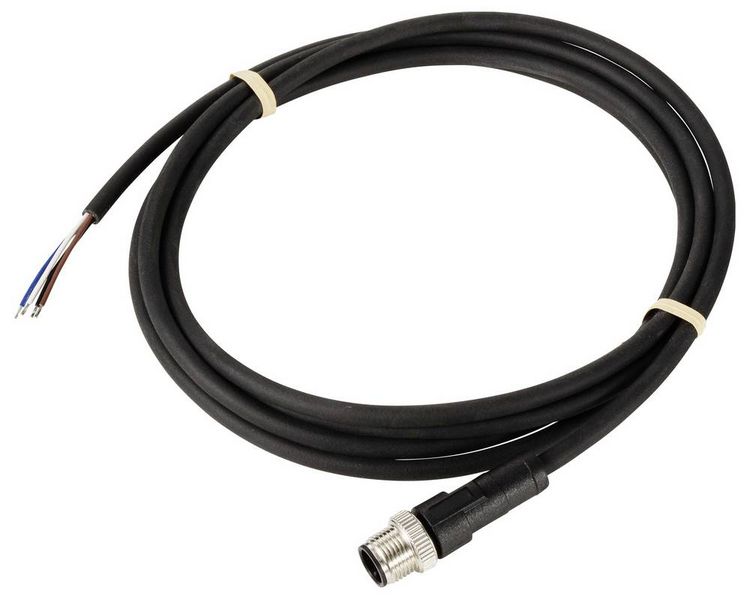 Produktbild: TRU COMPONENTS TC-12833024 Sensor-/Aktor-Anschlussleitung M12 Stecker, gerade 5 m Polzahl Sensoren: 4 1 St.