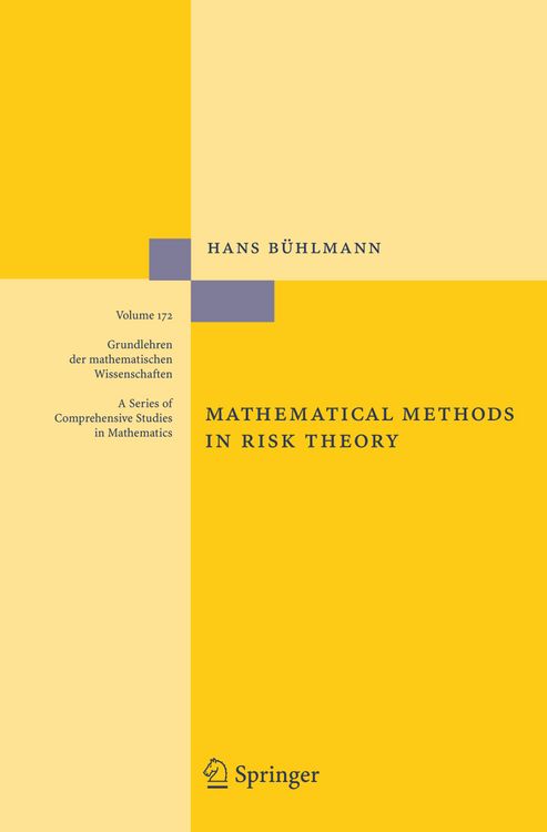Produktbild: Mathematical Methods in Risk Theory