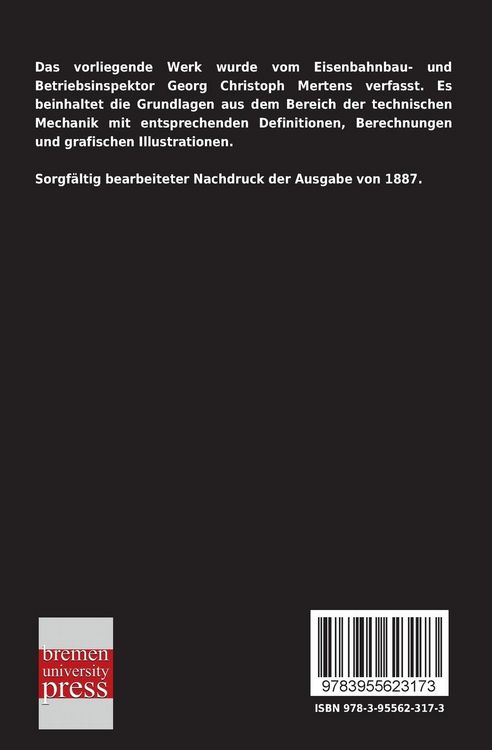 Produktbild: Technische Mechanik fester, fl&uuml;ssiger und luftf&ouml;rmiger K&ouml;rper