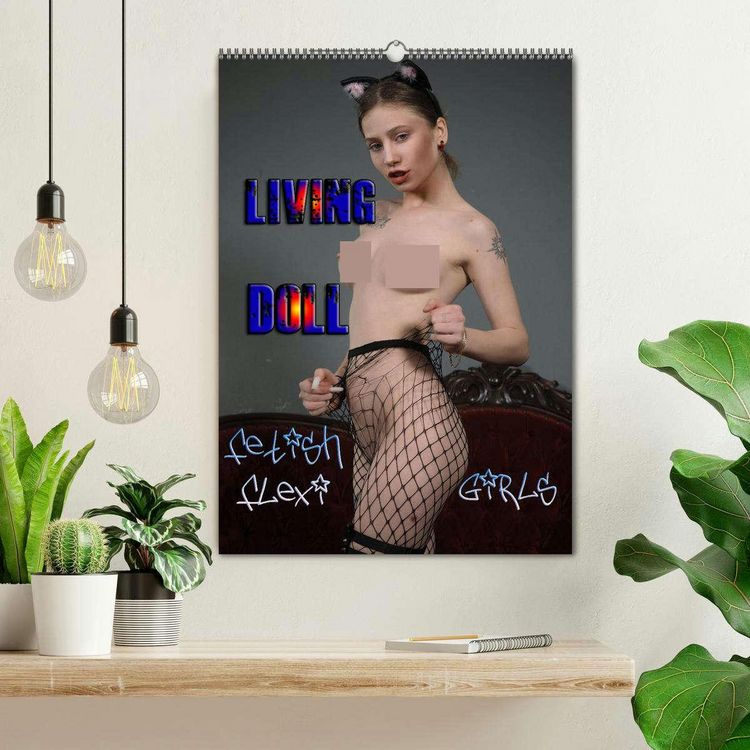 Produktbild: Living Doll - Fetish Flexi Girls (Wandkalender 2026 DIN A2 hoch), CALVENDO Monatskalender