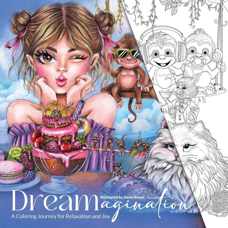 Produktbild: Dreamagination. A Coloring Journey for Relaxation and Joy