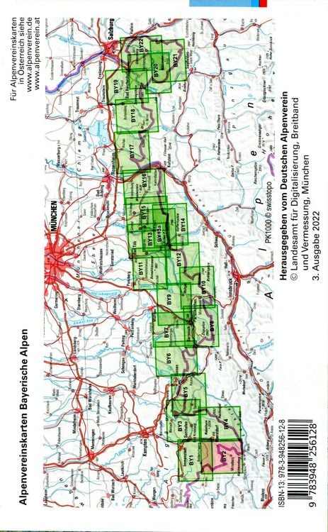 Produktbild: Kleinwalsertal, Hoher Ifen, Widderstein 1:25 000