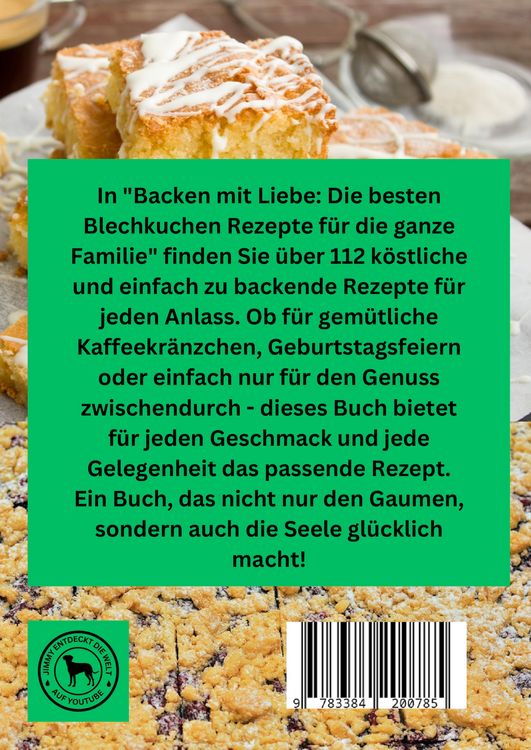 Produktbild: Backen mit Liebe: Die besten Blechkuchen Rezepte f&uuml;r die ganze Familie