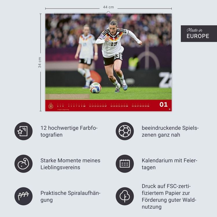 Produktbild: DFB Frauen Posterkalender 2027