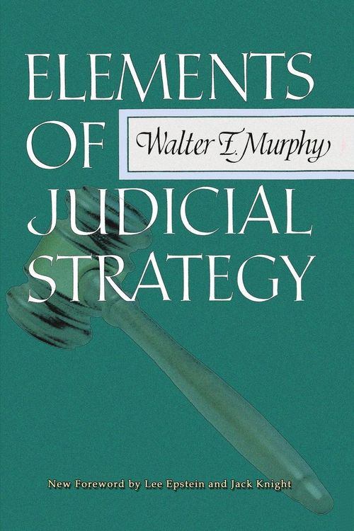 Produktbild: Elements of Judicial Strategy