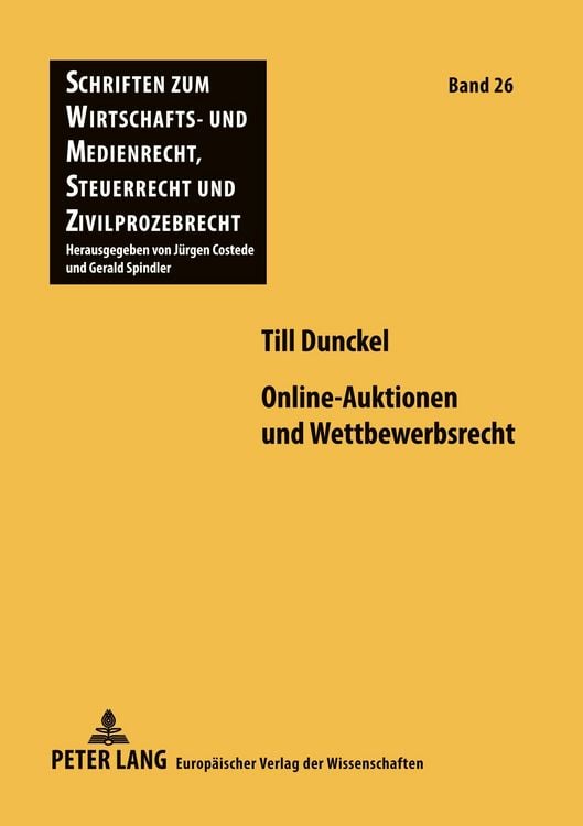 Produktbild: Online-Auktionen und Wettbewerbsrecht