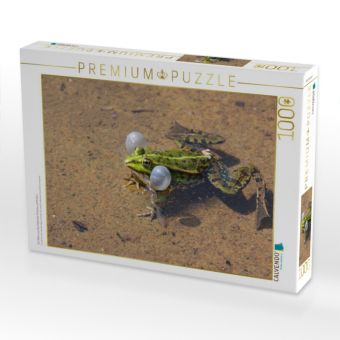 Produktbild: CALVENDO Puzzle Ein Motiv aus dem Kalender Fr&ouml;sche und Kr&ouml;ten | 1000 Teile Lege-Gr&ouml;&szlig;e 64x48cm Foto-Puzzle f&uuml;r gl&uuml;ckliche Stunden