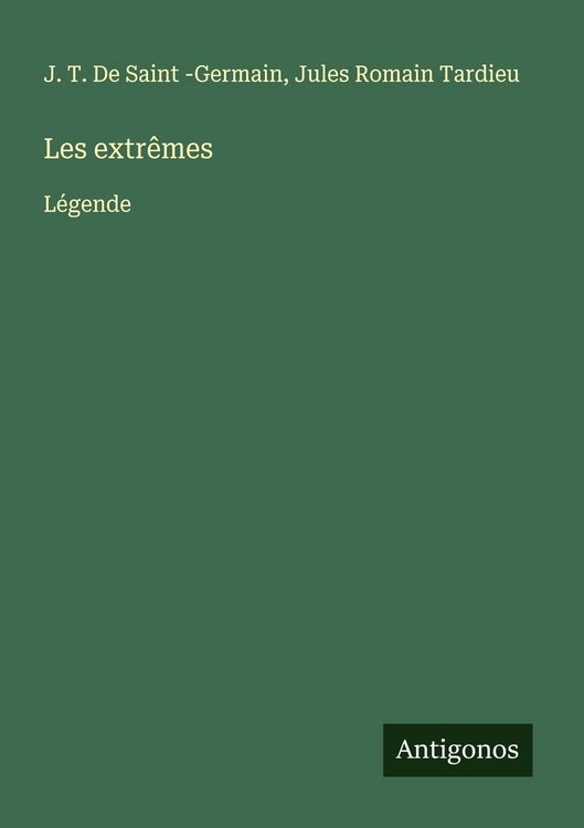Produktbild: Les extr&ecirc;mes