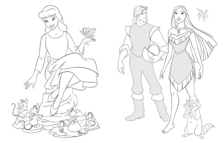 Produktbild: Disney Prinzessin Malspa&szlig; mit Glitzerfolien