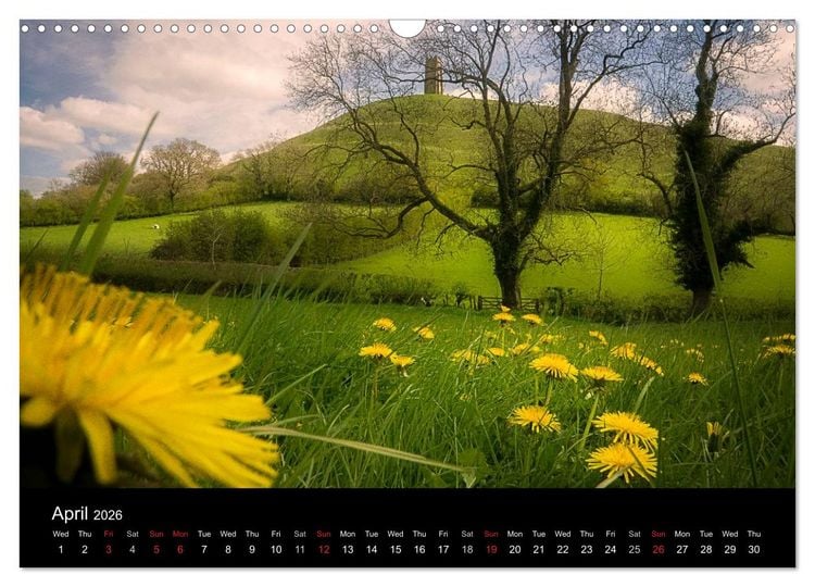 Produktbild: Glastonbury Tor (Wall Calendar 2026 DIN A3 landscape), CALVENDO 12 Month Wall Calendar