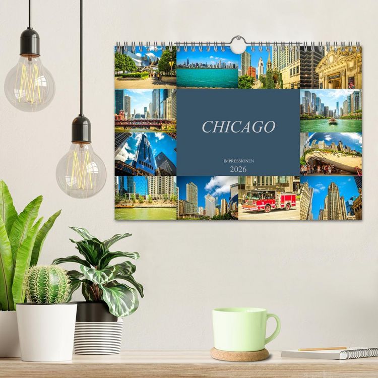 Produktbild: Chicago Impressionen (Wandkalender 2026 DIN A4 quer), CALVENDO Monatskalender