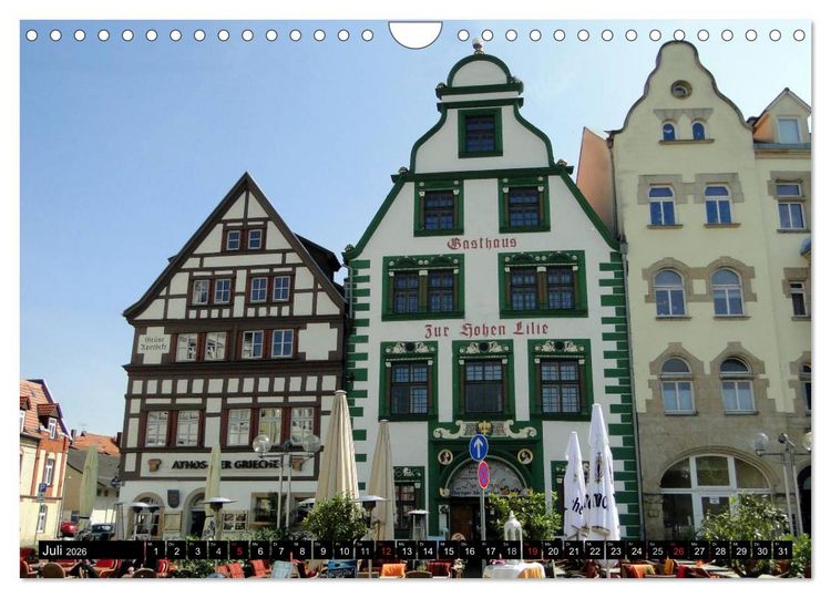 Produktbild: Willkommen in ERFURT (Wandkalender 2026 DIN A4 quer), CALVENDO Monatskalender