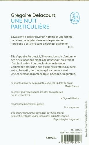 Produktbild: Une nuit particuli&egrave;re