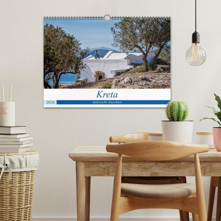 Produktbild: Kreta - malerische Ansichten (Wandkalender 2026 DIN A3 quer), CALVENDO Monatskalender