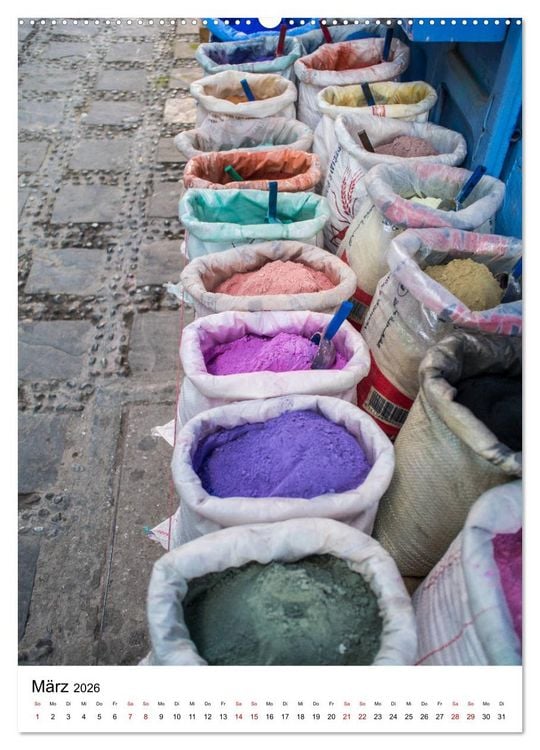 Produktbild: Marokko - Chefchaouen (hochwertiger Premium Wandkalender 2026 DIN A2 hoch), Kunstdruck in Hochglanz
