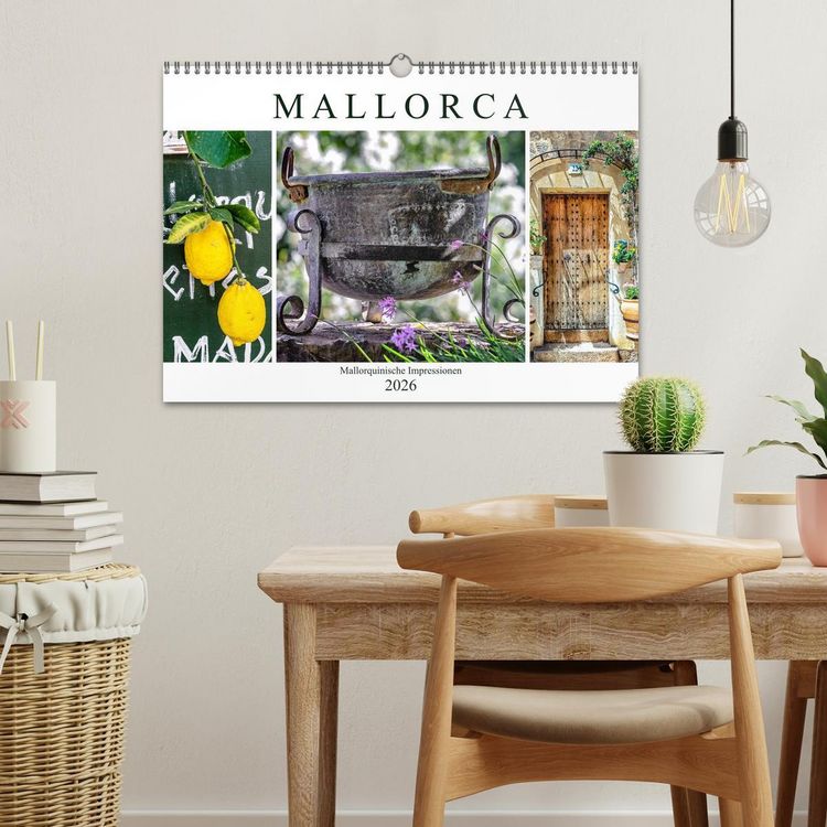 Produktbild: Mallorca - Mallorquinische Impressionen (Wandkalender 2026 DIN A3 quer), CALVENDO Monatskalender