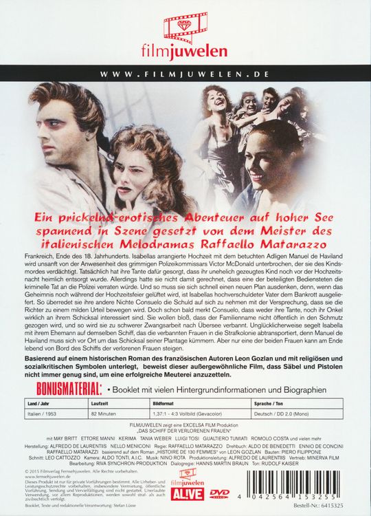 Produktbild: Das Schiff der verlorenen Frauen - filmjuwelen