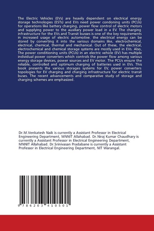 Produktbild: Charging Infrastructure and Storage Systems for Electric Vehicles
