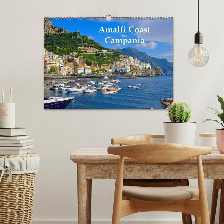 Produktbild: Amalfi Coast and Campania (Wall Calendar 2026 DIN A3 landscape), CALVENDO 12 Month Wall Calendar