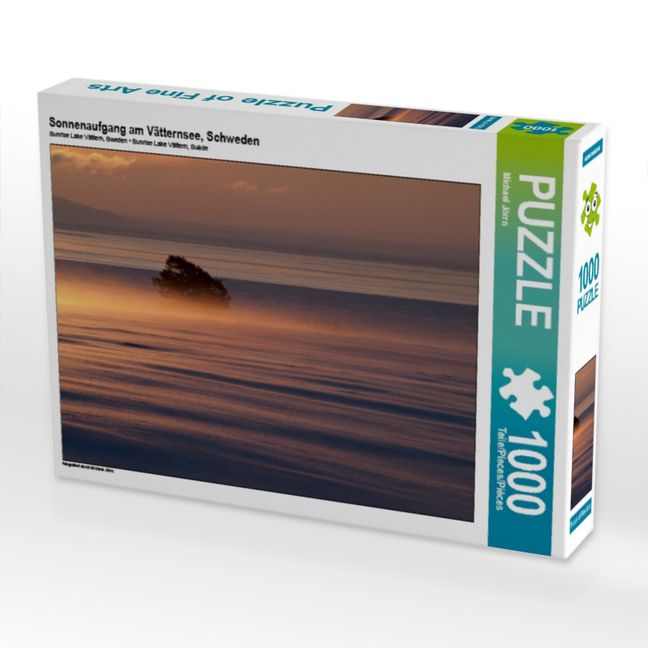Produktbild: Sonnenaufgang am V&auml;tternsee, Schweden (Puzzle)