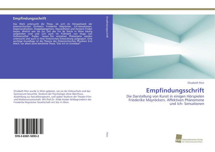 Produktbild: Empfindungsschrift