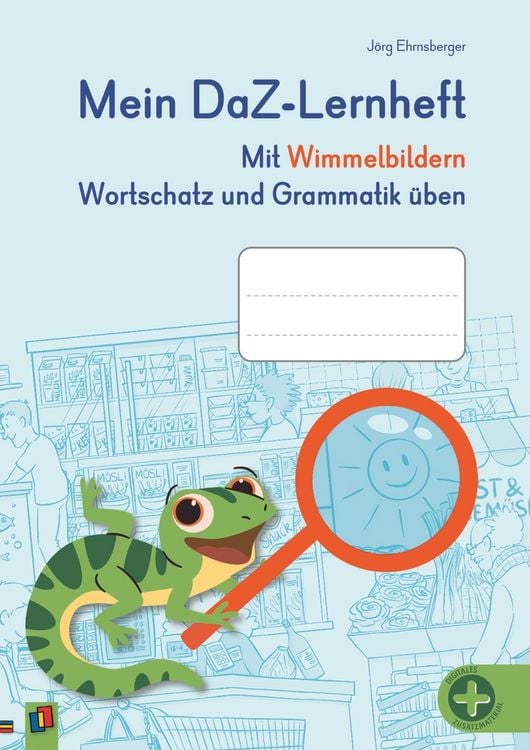 Produktbild: Mein DaZ-Lernheft &ndash; Mit Wimmelbildern Wortschatz und Grammatik &uuml;ben