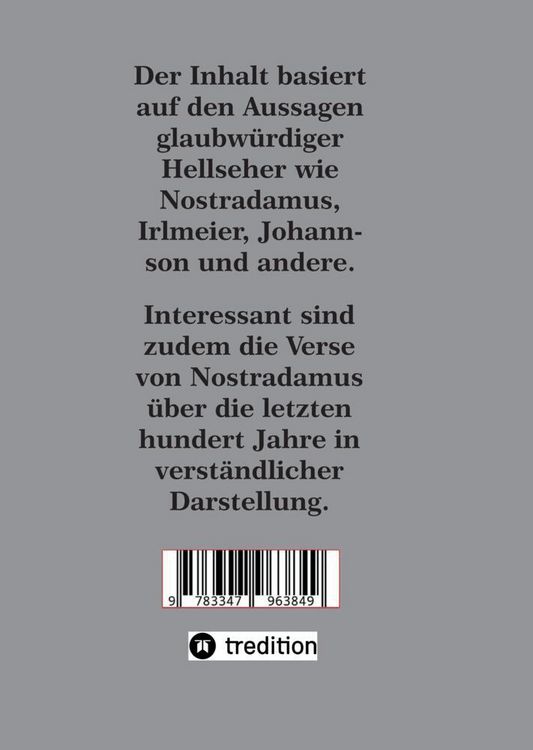 Produktbild: Die Schrecken der Endzeit