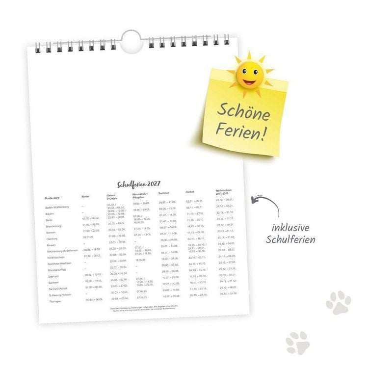 Produktbild: TR&Ouml;TSCH - Wochenkalender zum H&auml;ngen Katzen 2027