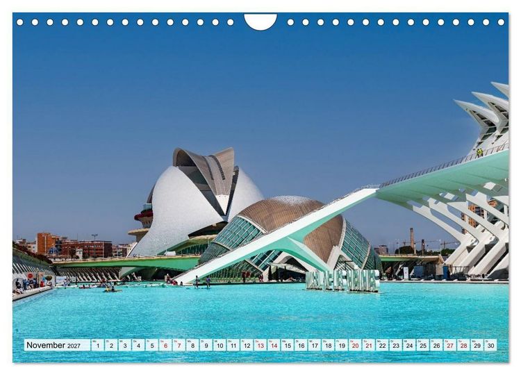 Produktbild: Valencia - Stadt der K&uuml;nste und der Wissenschaft (Wandkalender 2027 DIN A4 quer), CALVENDO Monatskalender