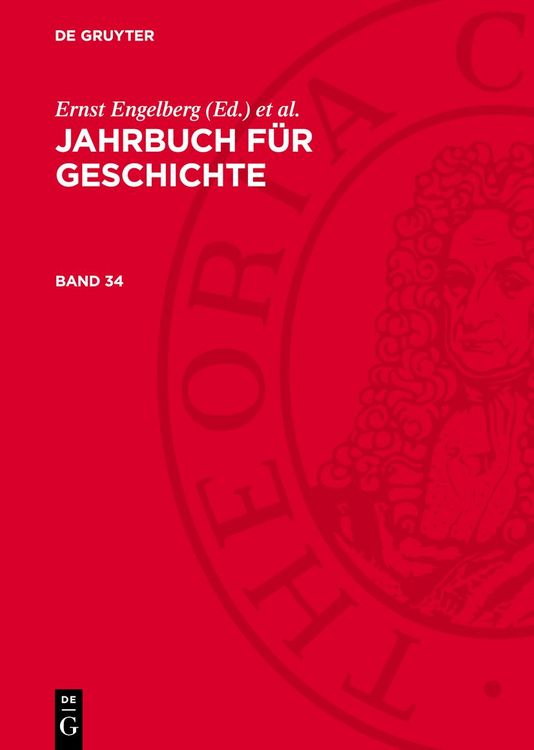 Produktbild: Jahrbuch f&uuml;r Geschichte. Band 34