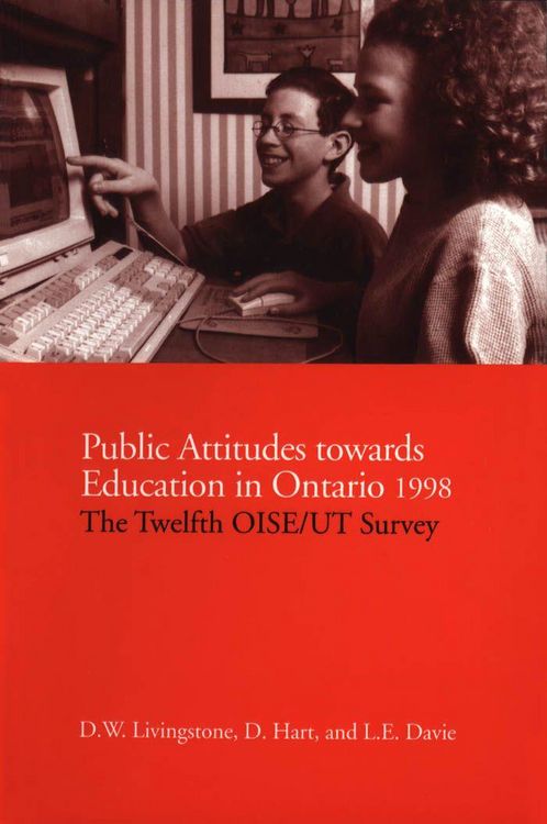 Produktbild: Public Attitudes Towards Education in Ontario 1998