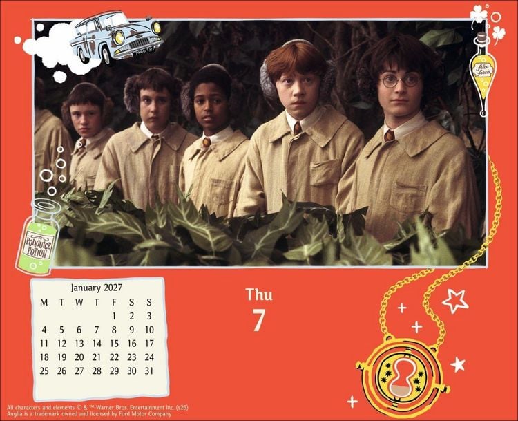 Produktbild: Harry Potter Tagesabrei&szlig;kalender 2027