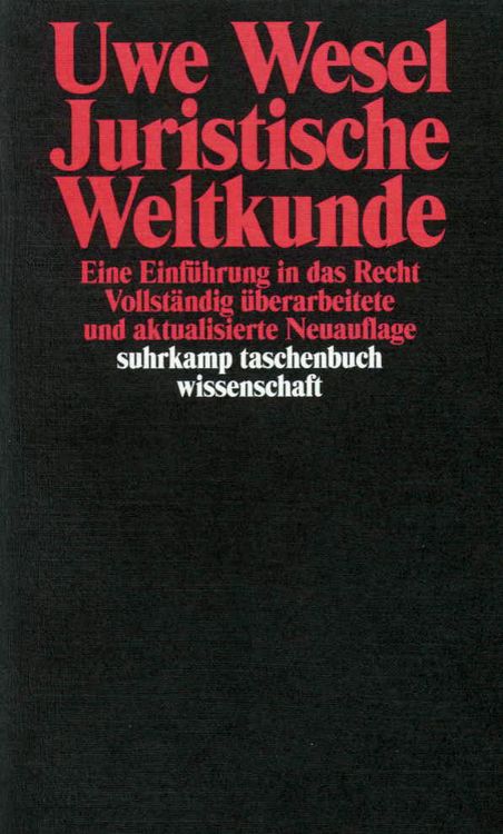 Produktbild: Juristische Weltkunde
