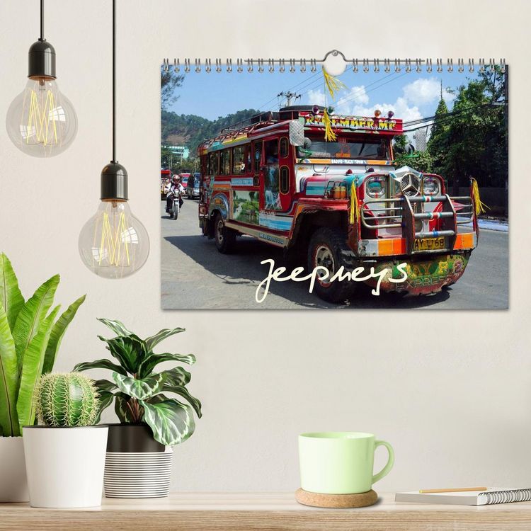 Produktbild: Jeepneys (Wandkalender 2026 DIN A4 quer), CALVENDO Monatskalender