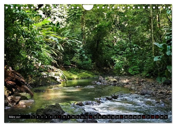 Produktbild: Costa Rica - Pure Lebensfreude (Wandkalender 2027 DIN A4 quer), CALVENDO Monatskalender