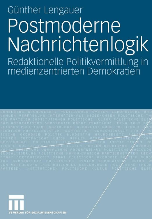 Produktbild: Postmoderne Nachrichtenlogik