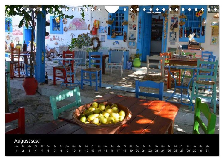 Produktbild: Dodekanes - Impressionen aus Kos, Kalymnos und Nisyros (Wandkalender 2026 DIN A4 quer), CALVENDO Monatskalender