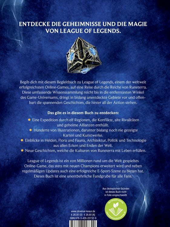 Produktbild: League of Legends. Die Reiche von Runeterra