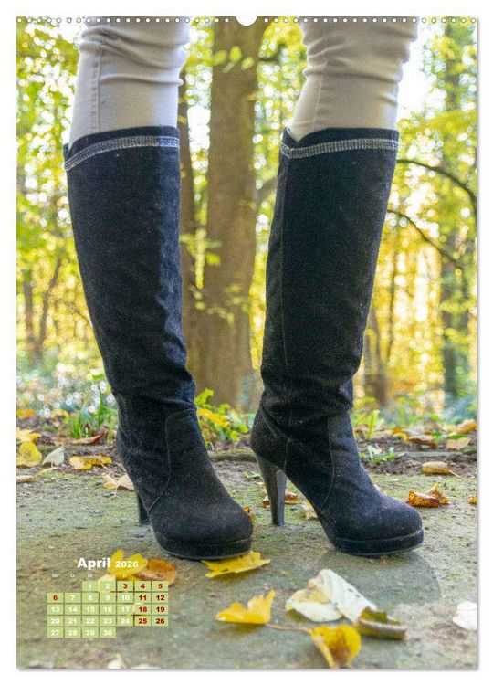 Produktbild: Stiefel und High Heels im Herbst (Wandkalender 2026 DIN A2 hoch), CALVENDO Monatskalender