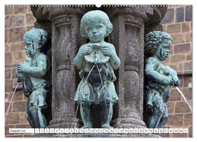 Produktbild: Ansichten von Bremen und Bremerhaven (Wandkalender 2026 DIN A2 quer), CALVENDO Monatskalender