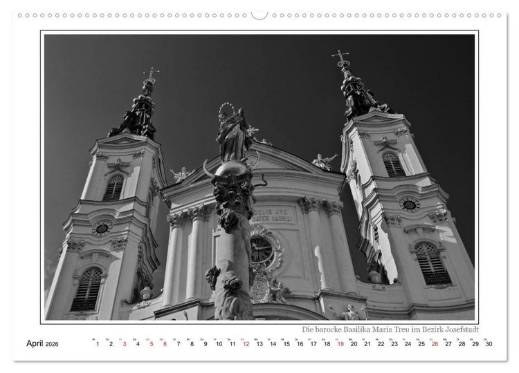 Produktbild: Wien auf den zweiten Blick (Wandkalender 2026 DIN A2 quer), CALVENDO Monatskalender