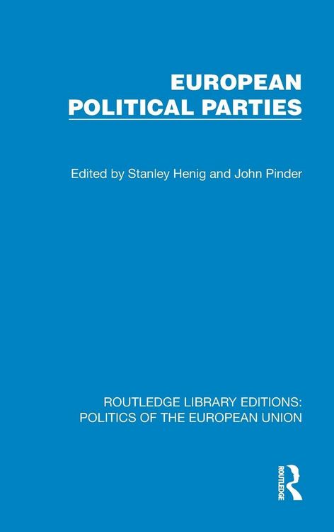 Produktbild: European Political Parties