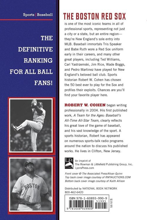 Produktbild: The 50 Greatest Players in Boston Red Sox History