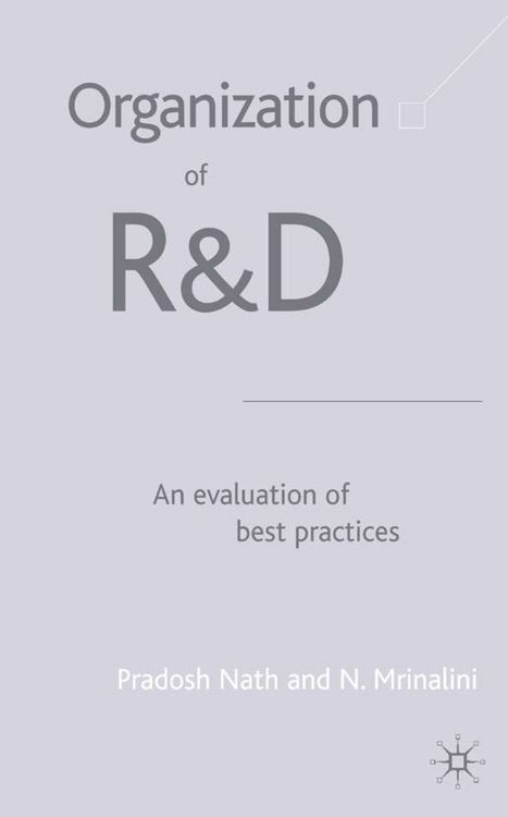 Produktbild: Organization of R&D: An Evaluation of Best Practices