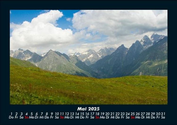 Produktbild: Bergige Welten 2025 Fotokalender DIN A5