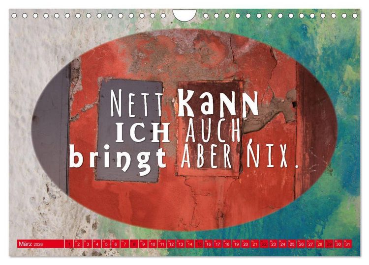 Produktbild: Die Pflicht ruft! Sag ihr, ich ruf zur&uuml;ck. (Wandkalender 2026 DIN A4 quer), CALVENDO Monatskalender